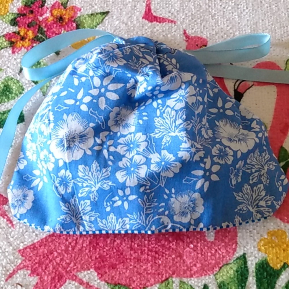 Bless Pouch 👝 Blue and White by CSWB